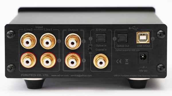 ADL Esprit DAC and Digital Preamplifier rear