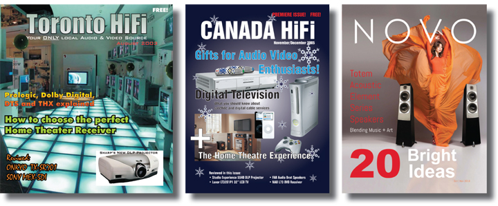 This Fall CANADA HiFi Will Become NOVO Magazine.indd